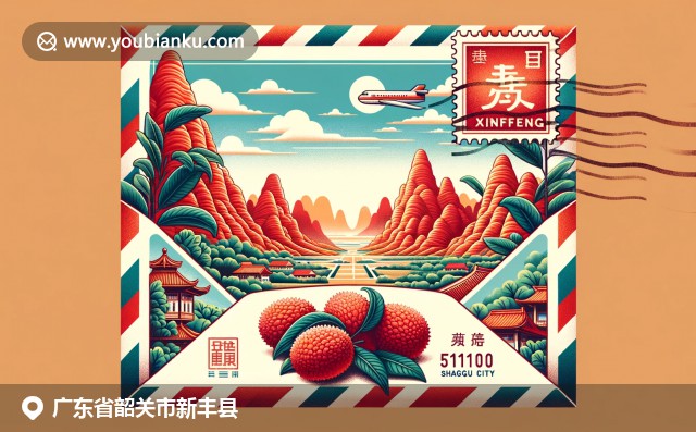 廣東丹霞山紅砂巖地貌與農(nóng)業(yè)元素融合，再現(xiàn)新豐縣文化特色