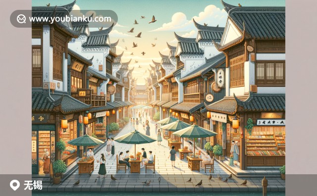 無錫南長(zhǎng)街古典江南水鄉(xiāng)風(fēng)情，融入航空郵政元素展現(xiàn)地方特色與郵政文化