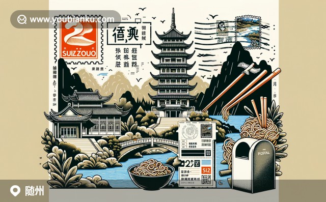 隨州自然與郵政元素完美融合，展現(xiàn)炎帝神農(nóng)故里、大洪山等地標(biāo)景點(diǎn)與郵政文化